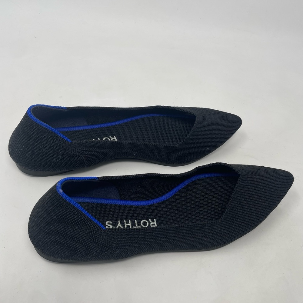 Rothy's Black and Blue Flats - Picture 2 of 8